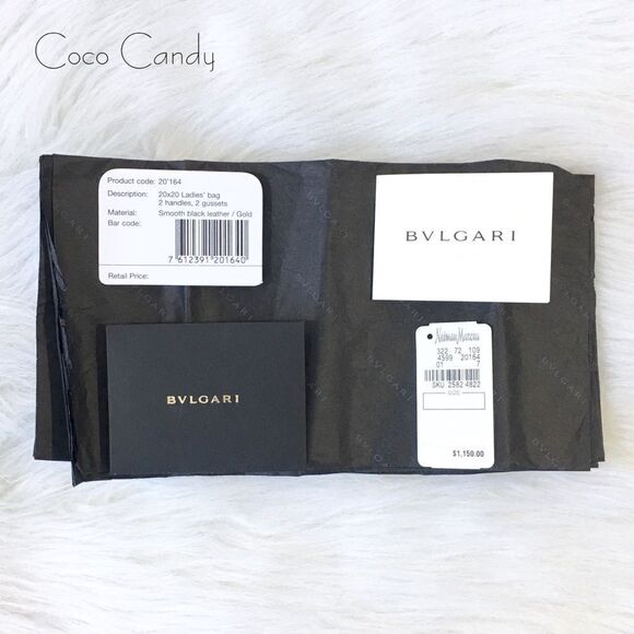 🔃Bulgari Black Leather Accordion Crossbody Bag - Picture 15 of 16